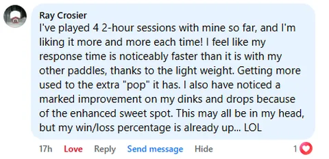 Facebook review from Hyper+ owner