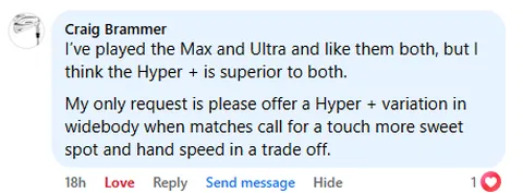 Facebook review from Hyper+ owner