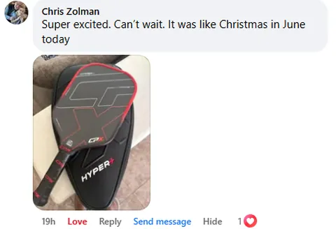 Facebook review from Hyper+ owner
