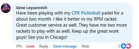 Facebook review from Hyper+ owner